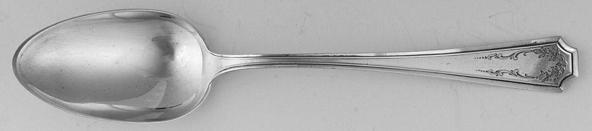 Fairfax No. 2-Engraved (Sterling, 1910) Tablespoon (Serving Spoon) by Durgin-1
