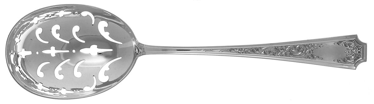 Fairfax No. 4-B-Engv (Sterling, 1910) Ice Serving Spoon Large by Durgin-1