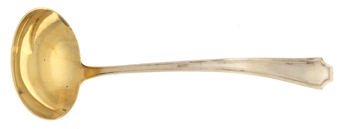 Fairfax (Sterling, 1910) Solid Piece Cream Ladle by Durgin-1