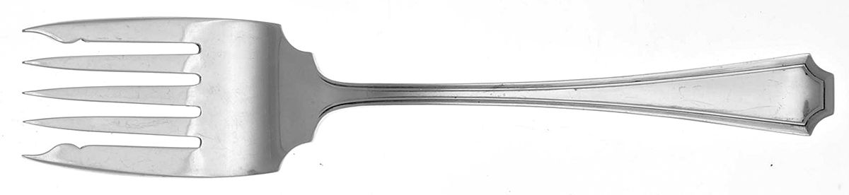 Fairfax (Sterling, 1910) Large Solid Tined Sardine Serving Fork by Durgin-1