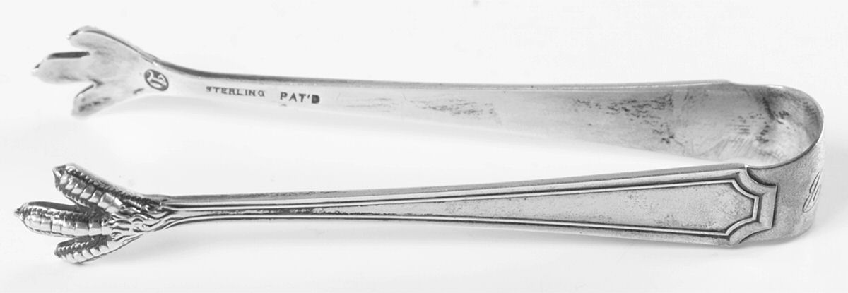 Fairfax (Sterling, 1910) Bon Bon Tongs by Durgin-1