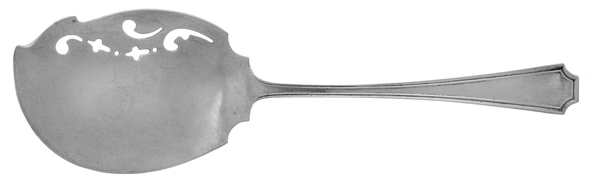 Fairfax (Sterling, 1910) Small Pierced Solid Croquette Server by Durgin-1