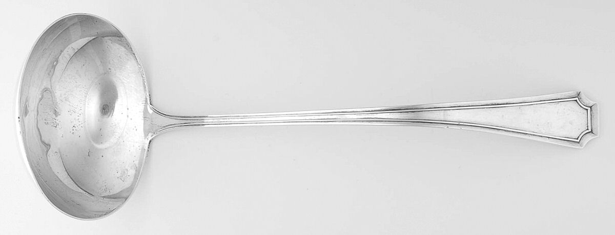 Fairfax (Sterling, 1910) Large Solid Soup Ladle by Durgin-1