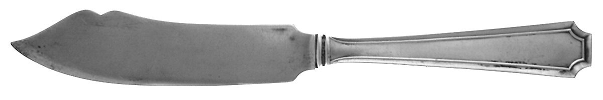 Fairfax (Sterling, 1910) Large Flat Handle Master Butter Knife by Durgin-1