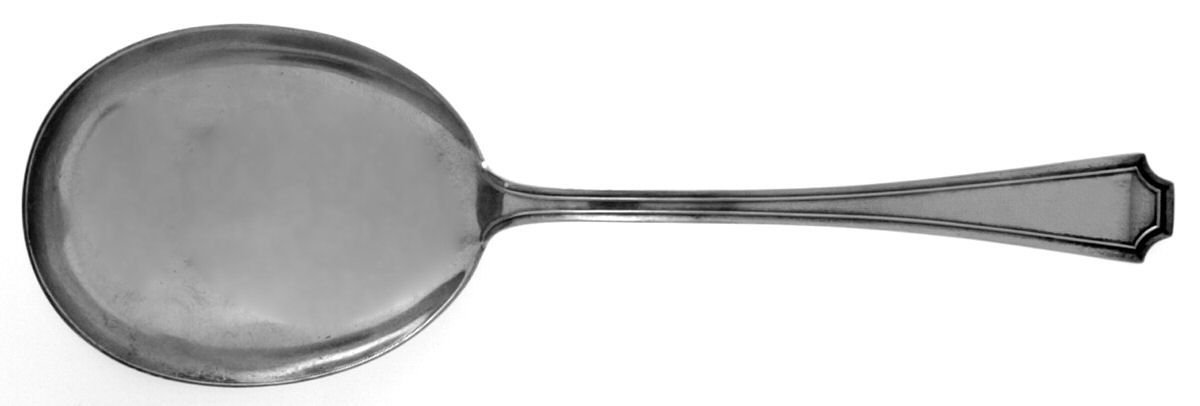Fairfax (Sterling, 1910) Large Solid Berry/Casserole Spoon by Durgin-1