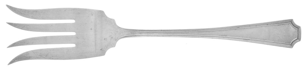 Fairfax (Sterling, 1910) Solid Salad Serving Fork by Durgin-1