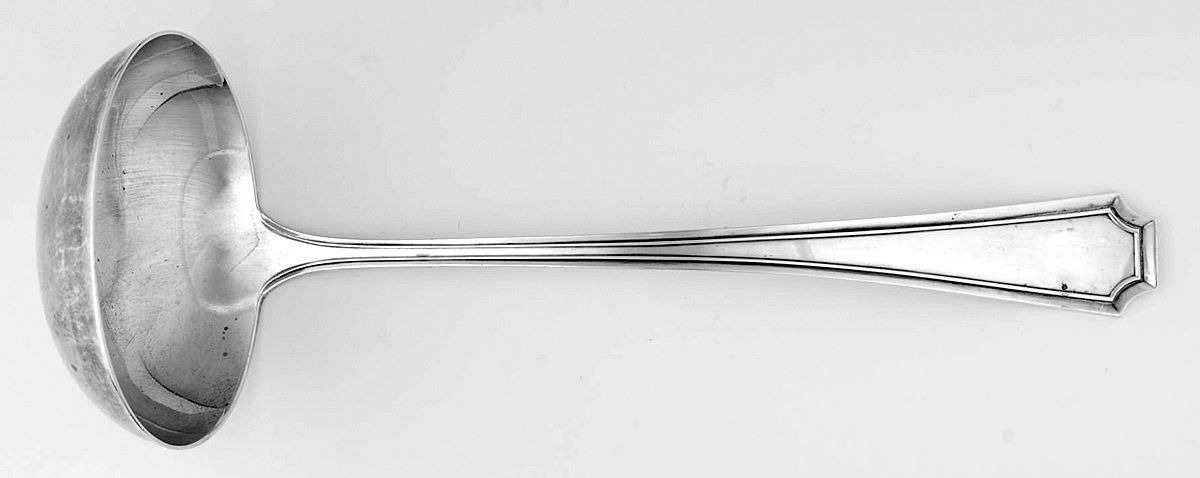 Fairfax (Sterling, 1910) Oyster Ladle Solid Piece by Durgin-1