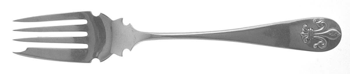 Fleur De Lis (Sterling, 1886) Individual Salad Fork by Durgin-1