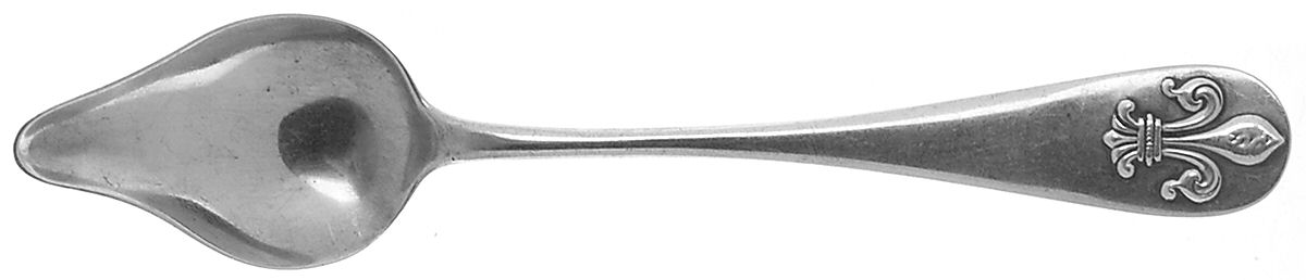 Fleur De Lis (Sterling, 1886) Individual Pap/Fruit Spoon by Durgin-1