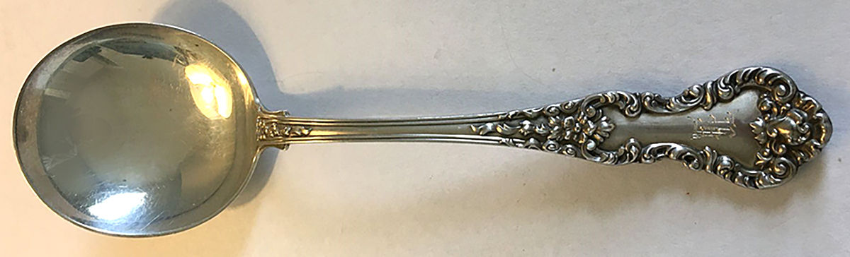 Hampshire (Sterling, 1906) Round Bowl Soup Spoon (Gumbo) by Durgin-1