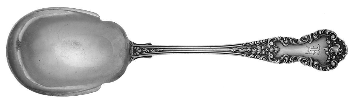 Hampshire (Sterling, 1906) Monogram Sugar Spoon by Durgin-1