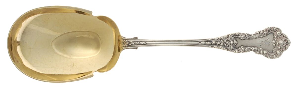 Hampshire (Sterling, 1906) Solid Salad Serving Spoon by Durgin-1