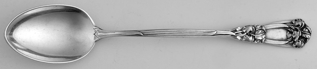 Iris (Sterling, 1900, No Monograms) Youth Spoon by Durgin-1