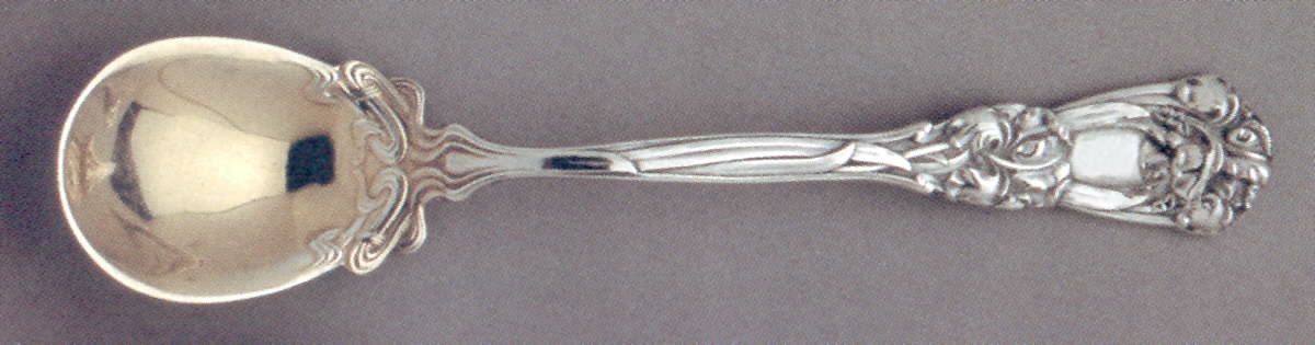 Iris (Sterling, 1900, No Monograms) Ice Cream Spoon Individual by Durgin-1
