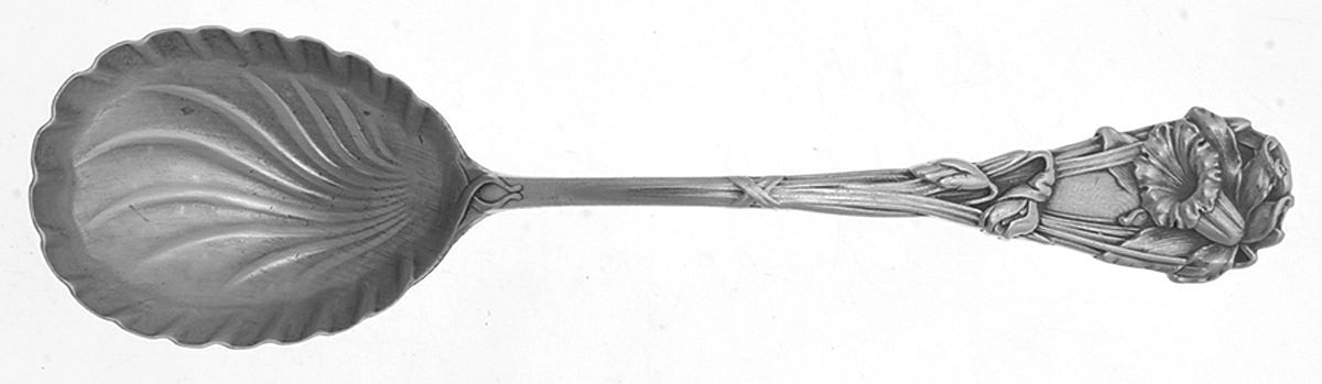 Jonquil (Sterling, 1898) Sugar Shell Spoon by Durgin-1