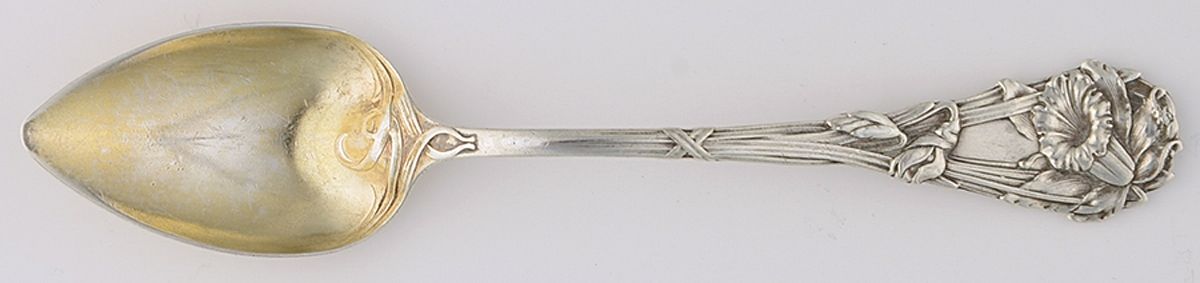 Jonquil (Sterling, 1898) Fruit/Orange Spoon W/Monogram by Durgin-1