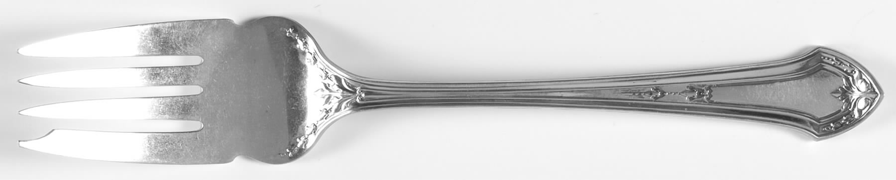Lenox (Sterling, 1912) Small Solid Cold Meat Serving Fork by Durgin-1