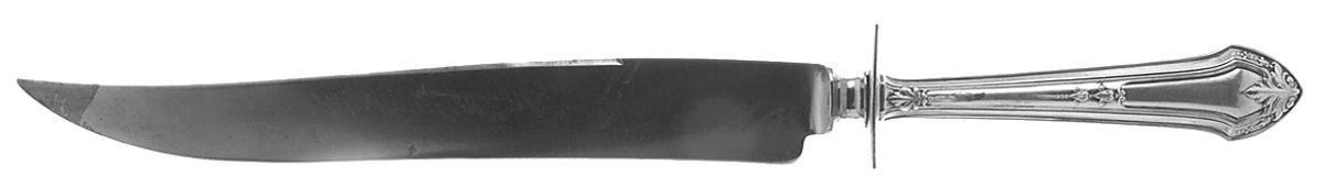 Lenox (Sterling, 1912) Large Stainless Blade Roast Carving Knife by Durgin-1