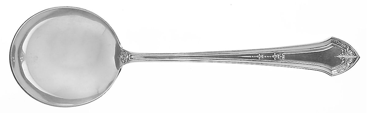 Lenox (Sterling, 1912) Round Bowl Soup Spoon (Gumbo) by Durgin-1