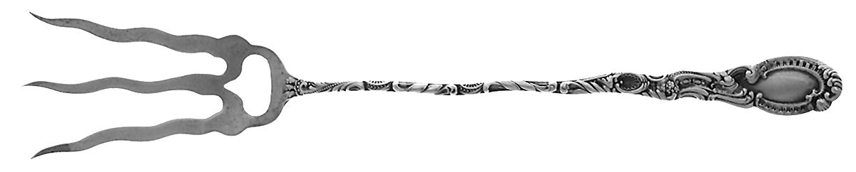 Louis XV (Sterling, 1891) Large Lettuce Serving Fork by Durgin-1