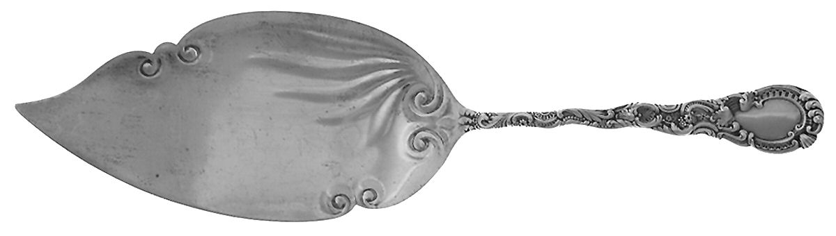 Louis XV (Sterling, 1891) Small Solid Fish Serving Knife by Durgin-1