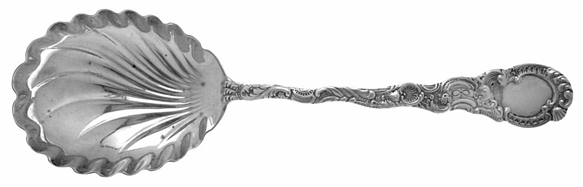 Louis XV (Sterling, 1891) Small Solid Berry/Casserole Spoon by Durgin-1