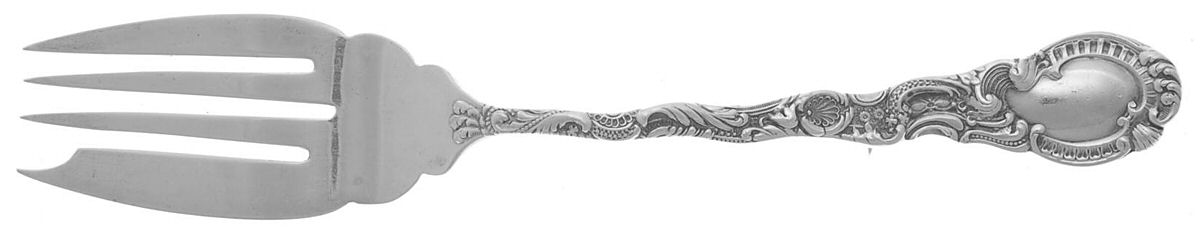 Louis XV (Sterling, 1891) Individual Salad Fork by Durgin-1