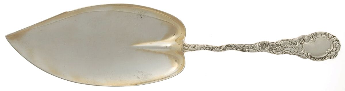 Louis XV (Sterling, 1891) Large Solid Fish Serving Knife by Durgin-1