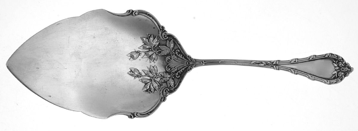 Madame Royale (Sterling, 1897) Large Solid Pie Knife by Durgin-1