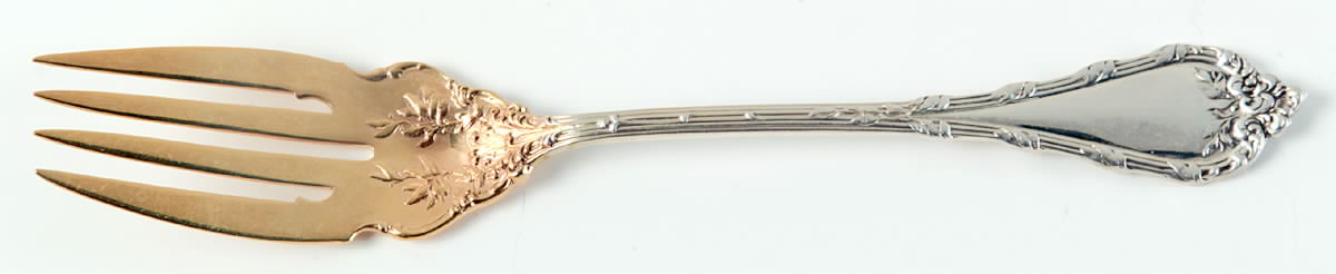 Madame Royale (Sterling, 1897) Small Individual Solid Fish/Salad Fork by Durgin-1