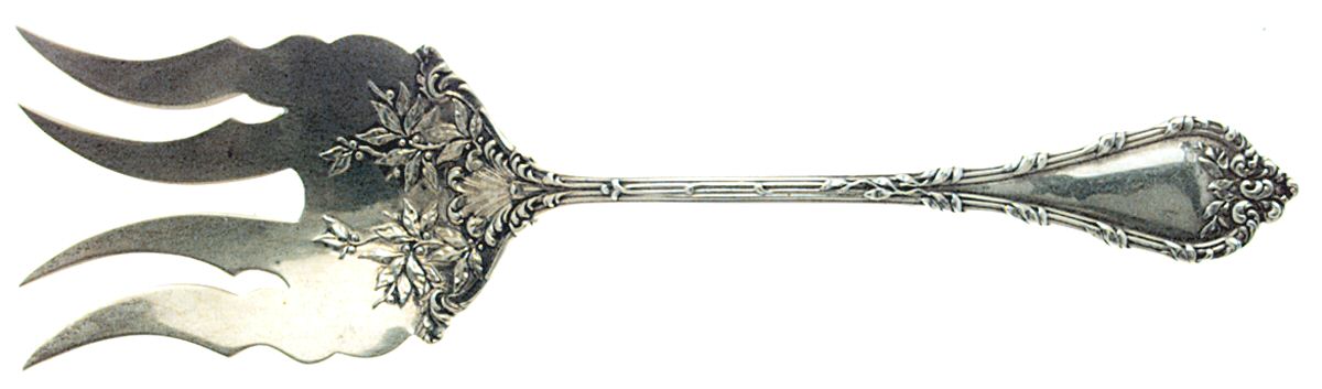 Madame Royale (Sterling, 1897) Small Chipped Beef Fork by Durgin-1