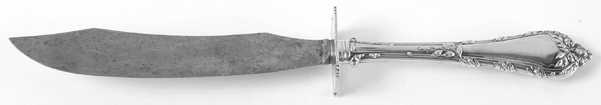 Madame Royale (Sterling, 1897) Large Stainless Blade Roast Carving Knife by Durgin-1