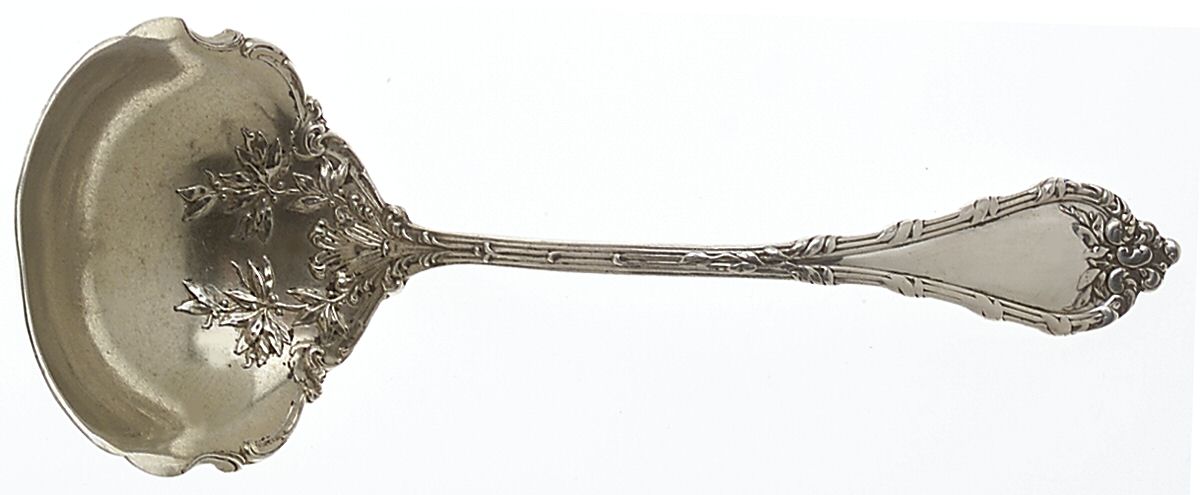 Madame Royale (Sterling, 1897) Solid Piece Cream Ladle by Durgin-1
