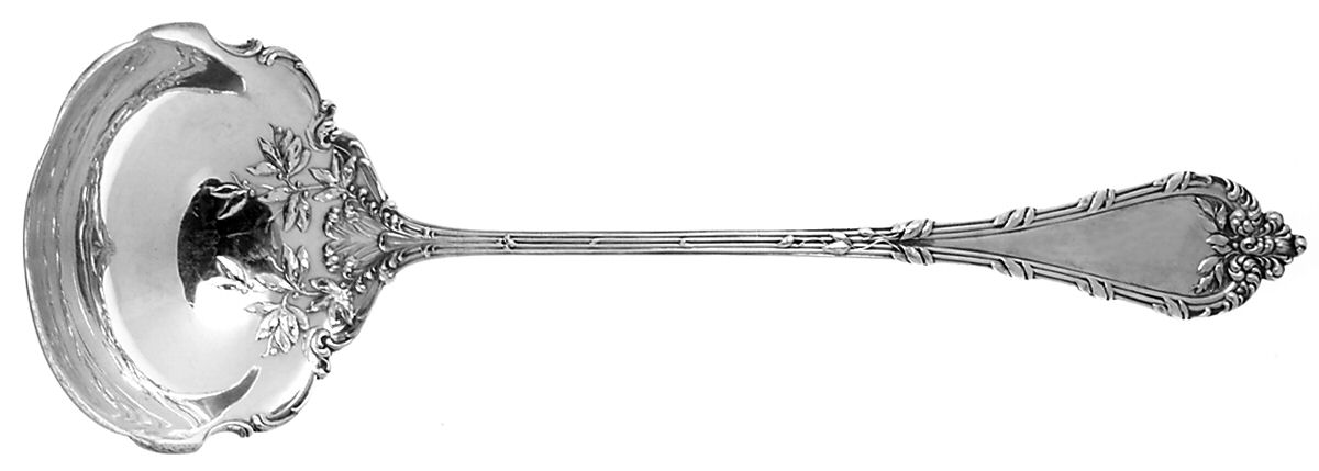 Madame Royale (Sterling, 1897) Solid Soup Ladle by Durgin-1