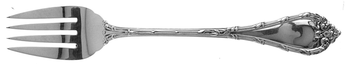 Madame Royale (Sterling, 1897) Large Individual Pie Fork by Durgin-1