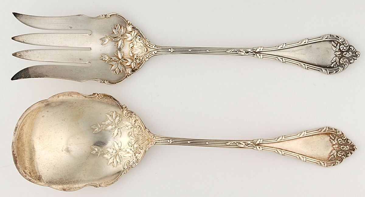 Madame Royale (Sterling, 1897) (2 Pc) Solid Salad Set by Durgin-1
