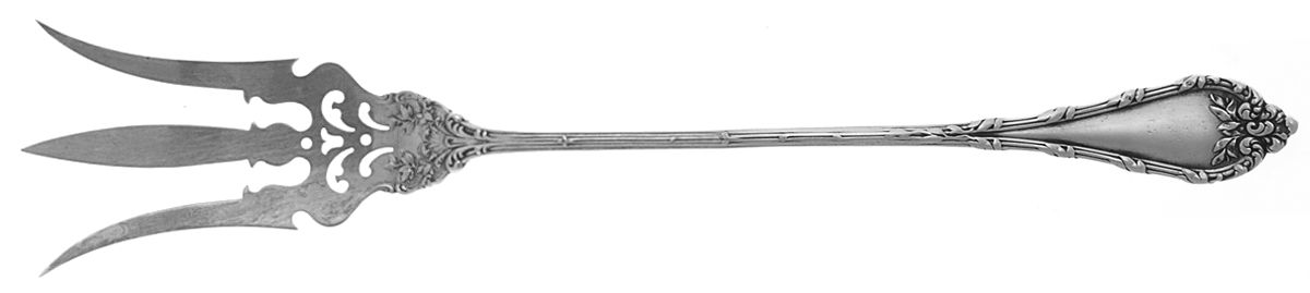 Madame Royale (Sterling, 1897) Large Lettuce Serving Fork by Durgin-1