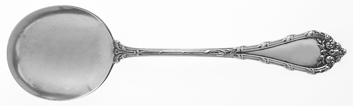 Madame Royale (Sterling, 1897) Round Bowl Soup Spoon (Gumbo) by Durgin-1