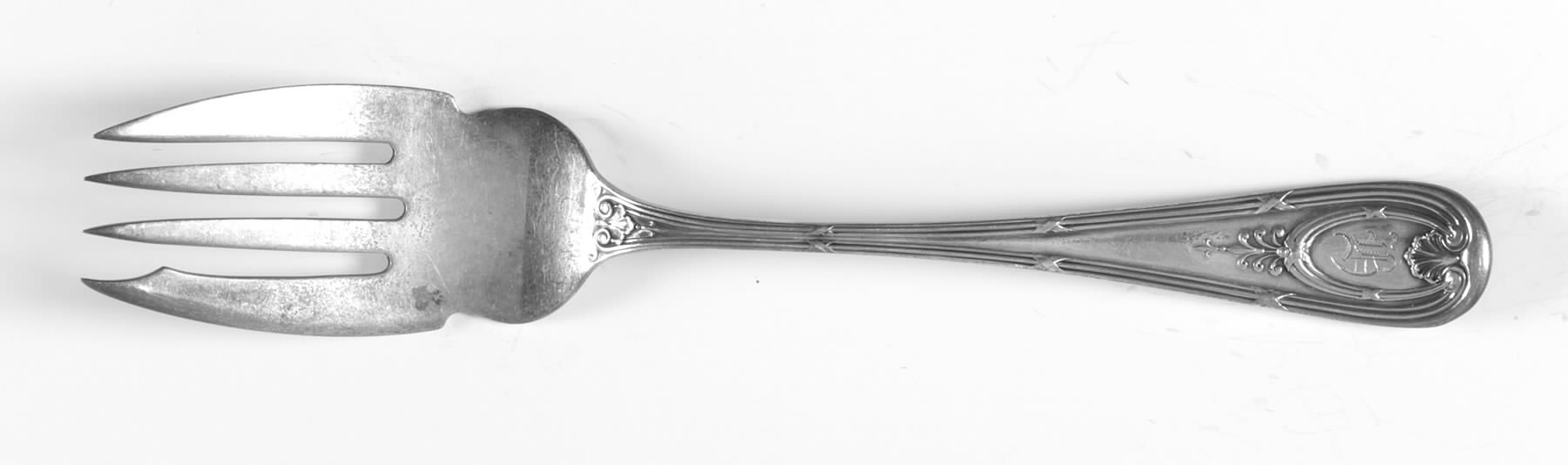 Navarre (Sterling, 1909) Individual Salad Fork by Durgin-1