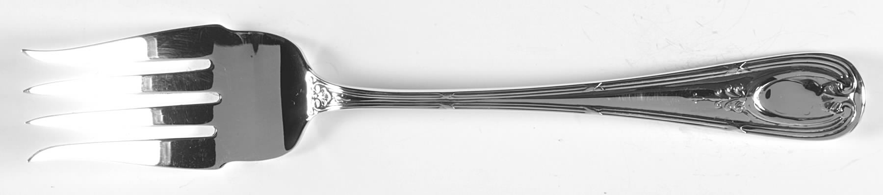 Navarre (Sterling, 1909) Small Individual Solid Fish/Salad Fork by Durgin-1