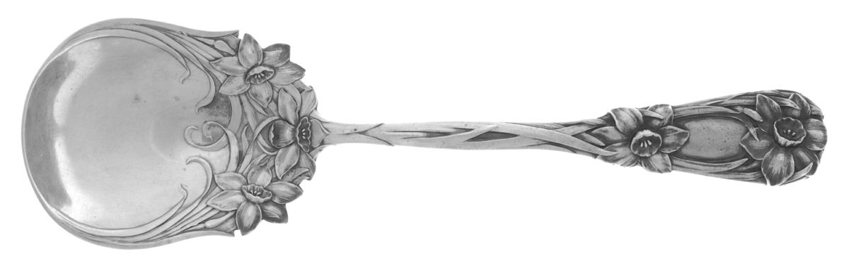 New Art (Sterling, 1899) Sugar Spoon by Durgin-1