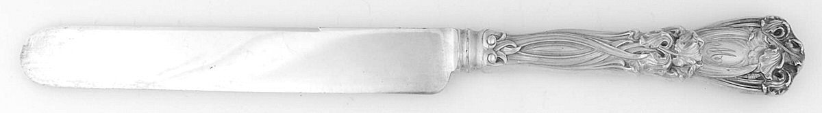 New Art (Sterling, 1899) Old French Hollow Knife with Bolster by Durgin-1
