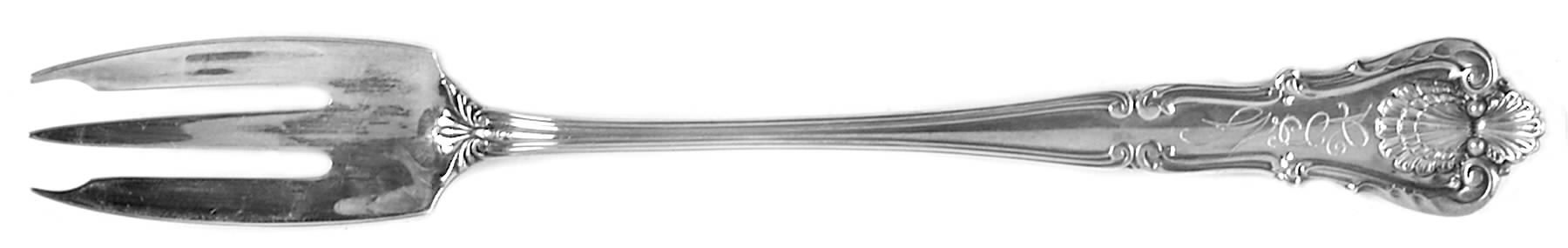 New Queens (Sterling, 1900) Oyster Fork by Durgin-1