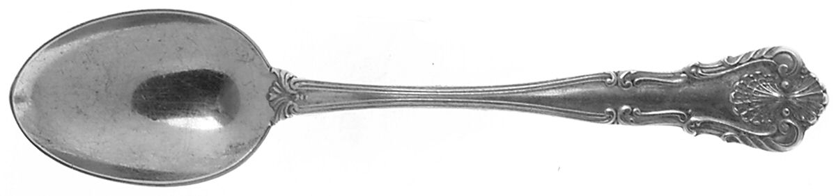 New Queens (Sterling, 1900) Demitasse Spoon by Durgin-1