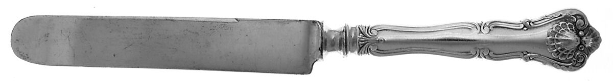 New Queens (Sterling, 1900) Old French Hollow Knife with Bolster by Durgin-1
