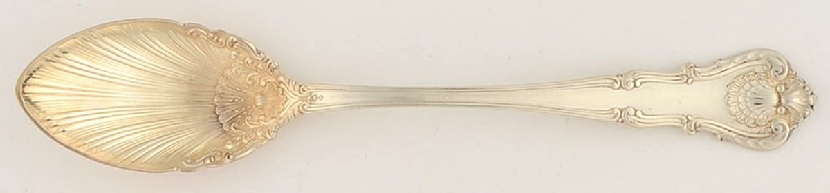 New Queens (Sterling, 1900) Ice Cream Spoon Individual by Durgin-1