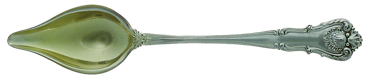 New Queens (Sterling, 1900) Fruit/Orange Spoon by Durgin-1