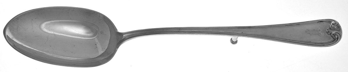 New Standish (Sterling, 1905) Gravy/Dressing Spoon with Button by Durgin-1