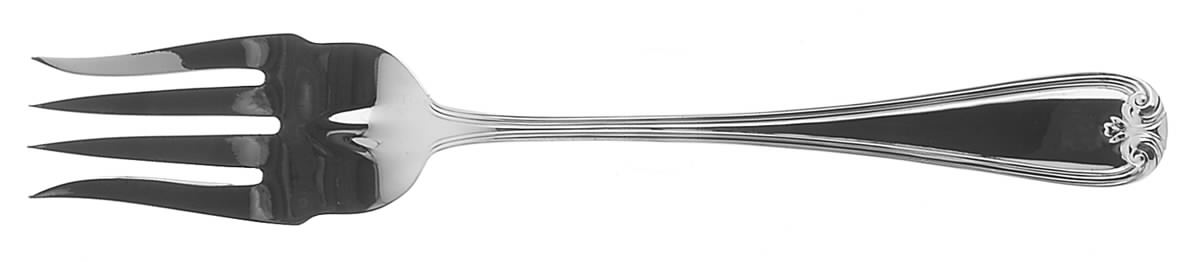 New Standish (Sterling, 1905) Large Individual Solid Fish/Salad Fork by Durgin-1