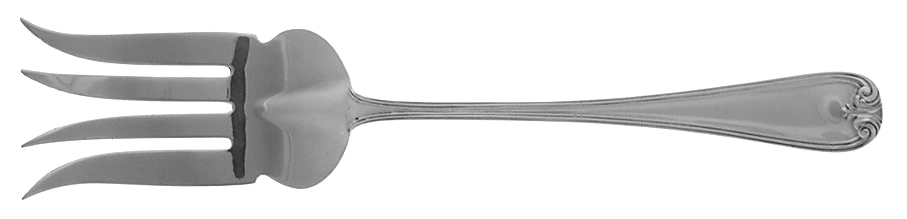 New Standish (Sterling, 1905) Solid Salad Serving Fork by Durgin-1